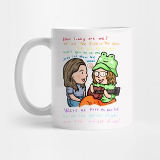 if i were a fish rainbow lyrics Mug